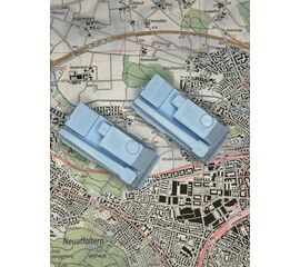 Bergepanzer Büffel blau oben