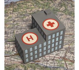 Krankenhaus - Spital Gebäude
