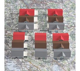 SCHWEIZER EINFAMILIENHAUS 15ER SET ASSORTIERT