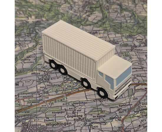 LKW SWISSINT mit Container weiss