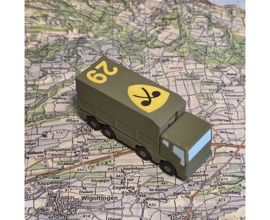 LKW mit ABC Container