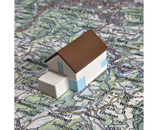 SCHWEIZER EINFAMILIENHAUS TYP 4 BRAUN